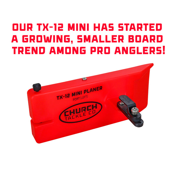 TX-12 Mini Planer Board (#30500 & #30510) -  Inline Planer Board for Trolling