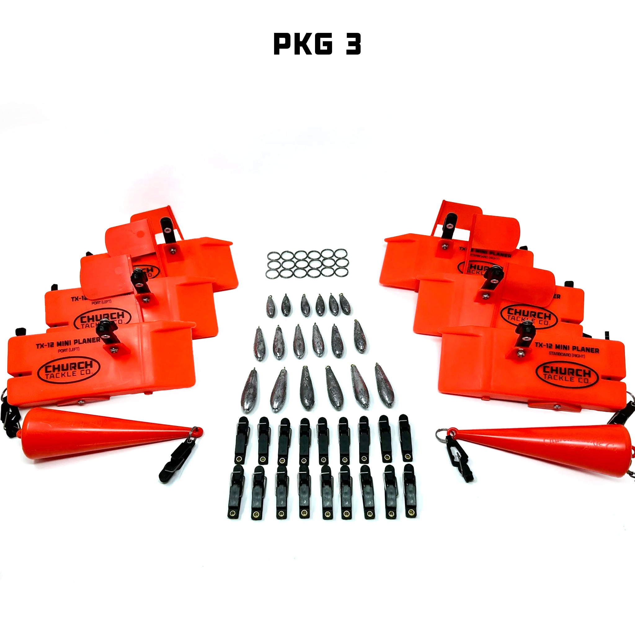 Crappie Pro-Packs (2, 3, or 4) for Power Trolling - Church Tackle Crappie Pro-Packs (2, 3, or 4) for Power Trolling - Church Tackle