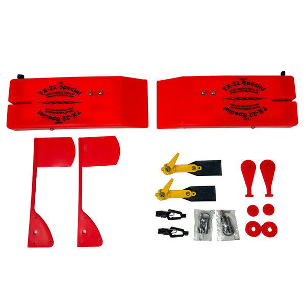 THE TOM BOLEY PACKAGE -TX-22s with Double Action Flags & Lock Jaw Clips (#30586)
