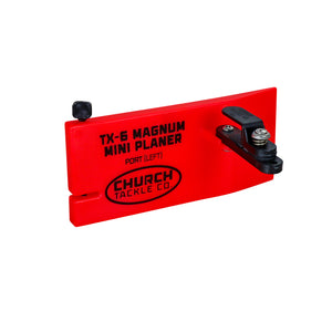 You can use lighter tackle with the TX-6 Magnum Mini Planer Board than you can with the our larger boards.